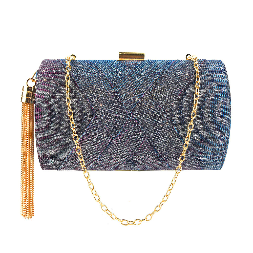 2021女士手拿晚宴包变色绸缎流苏宴会包 晚宴手拿包 evening bag-阿里巴巴
