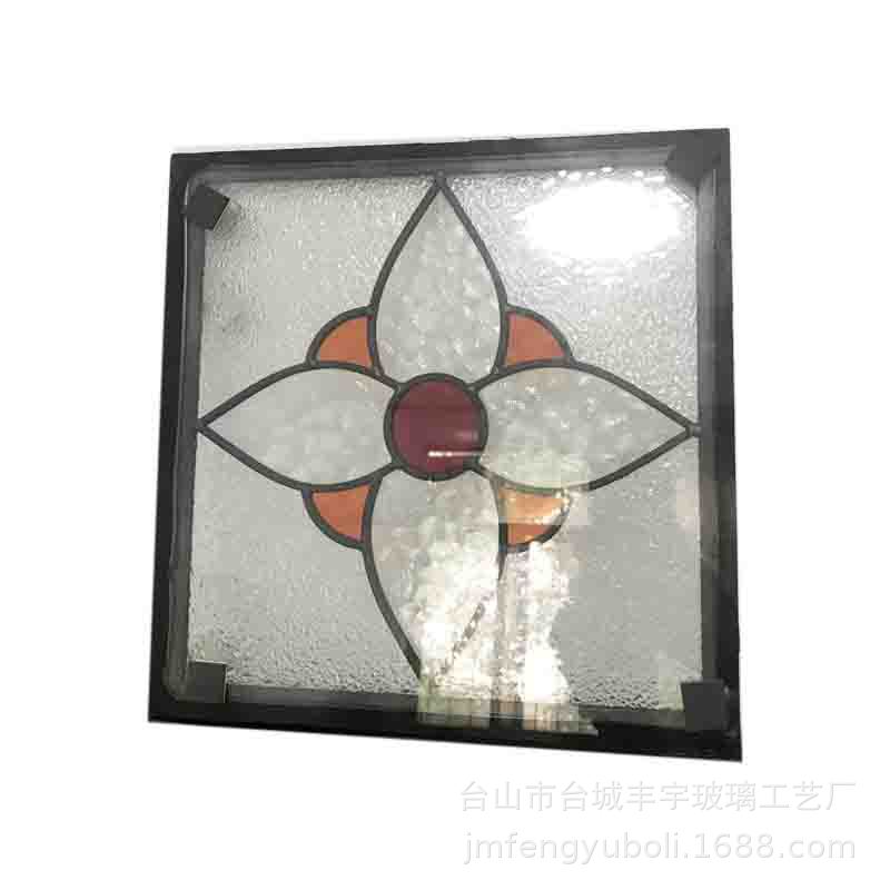 黑色铜条玻璃 镶嵌工艺玻璃 厂家推荐