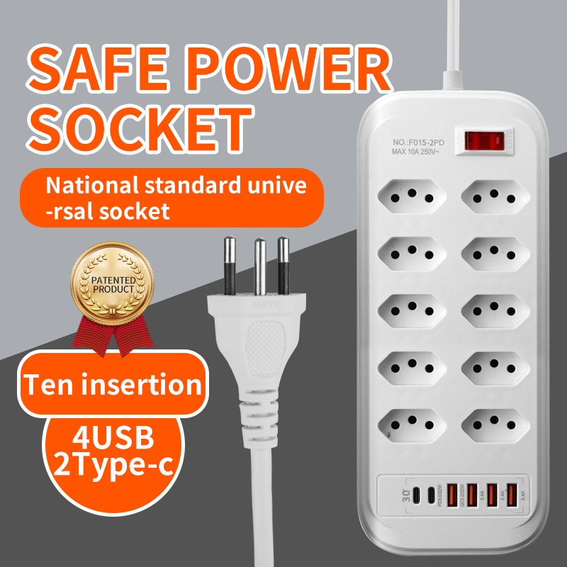 Exportación de comercio exterior América del Sur América Central enchufe estándar brasileño enchufe certificado brasileño enchufe