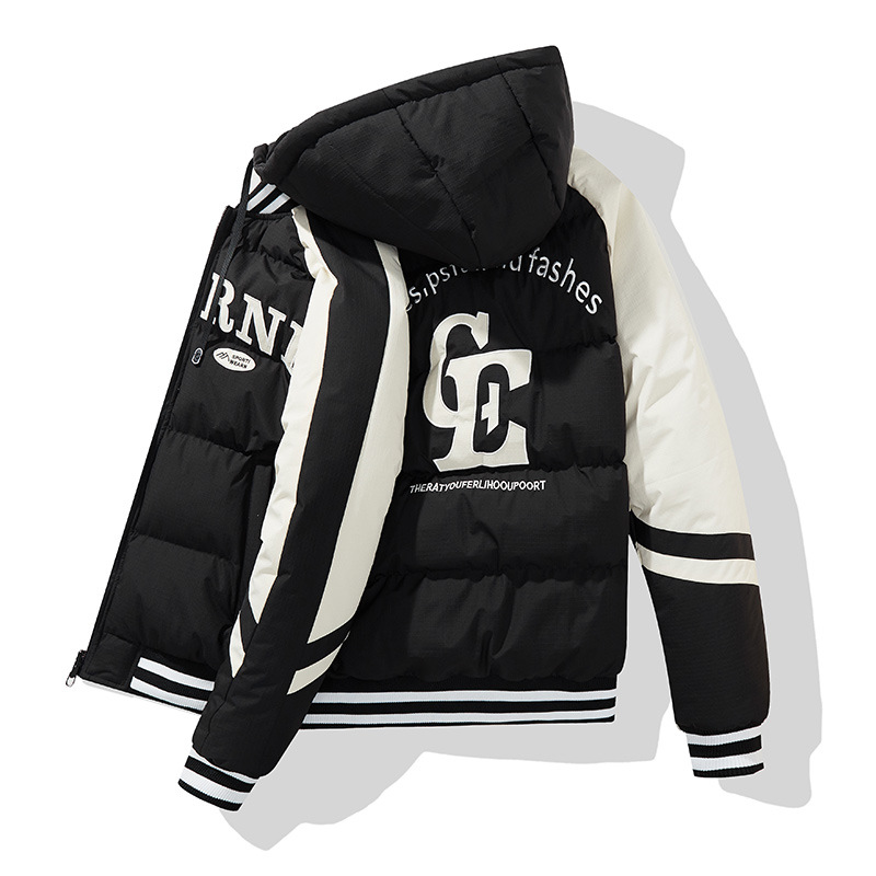 Giacca invernale da uomo in velluto, calore ispessito, resistenza al freddo e al vento, giacca alla moda double face per adolescenti, con cappuccio_voghion.com