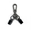 A complete set (gun color with electrophoresis black pendant clock)
