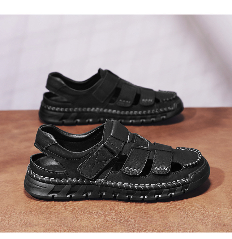 Cross-border Large Size 25866 Casual Sandals, Versatile Shoes, Men's Outdoor Slip-on Shoes_vogvips.com