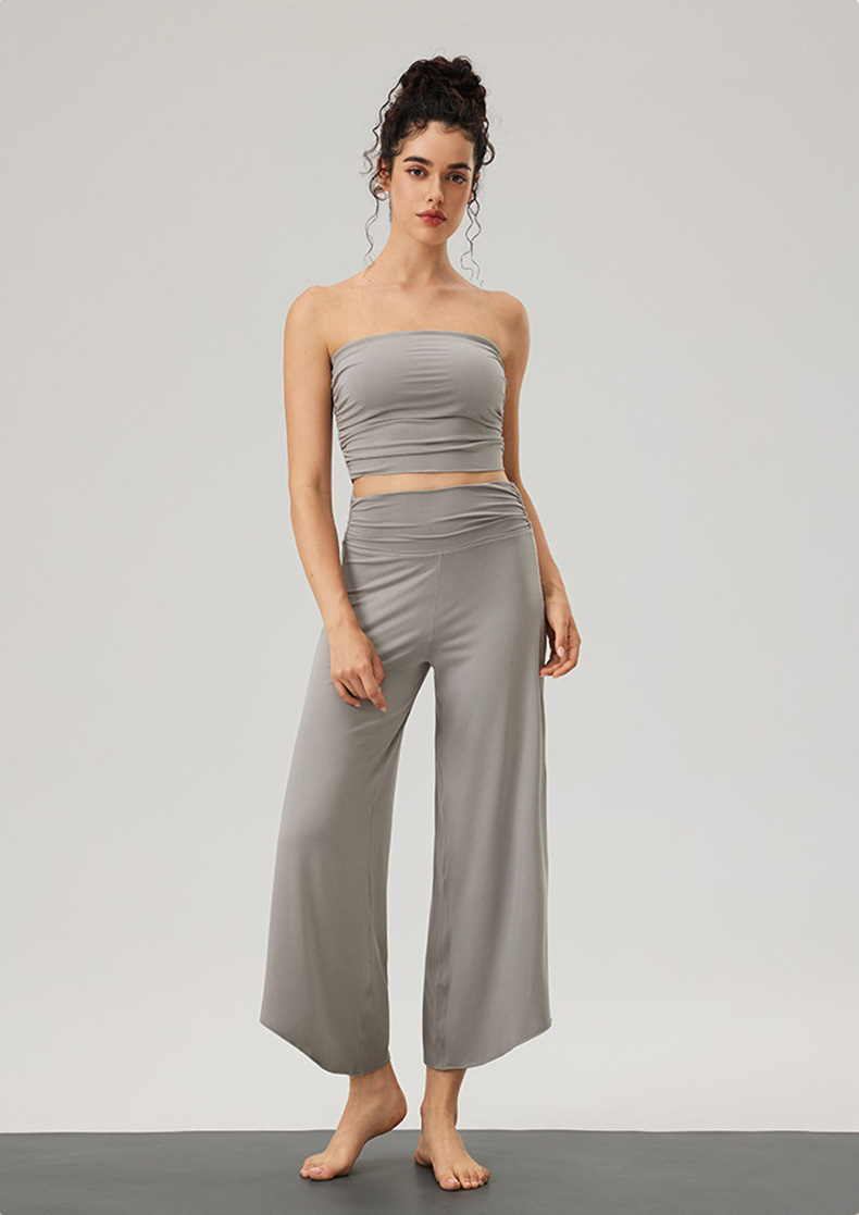 Comercio exterior nuevo Vipassana flujo de yoga conjunto de alta elasticidad Model absorción de humedad ropa de ejercicio de secado rápido chaqueta deportiva para el pecho