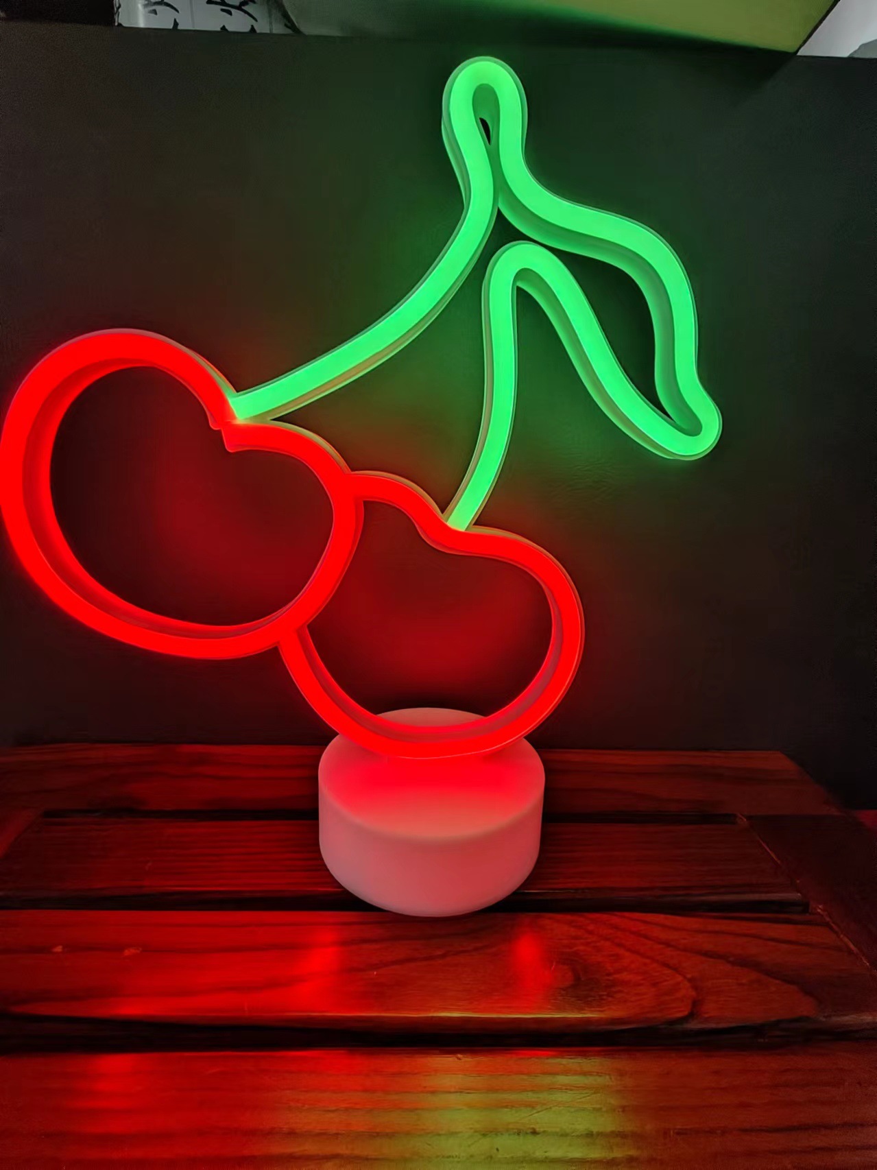 Luz de noche led luz de ambiente creativa forma luz de neón luz de noche nube luna decoración de dormitorio lámpara de mesa USB