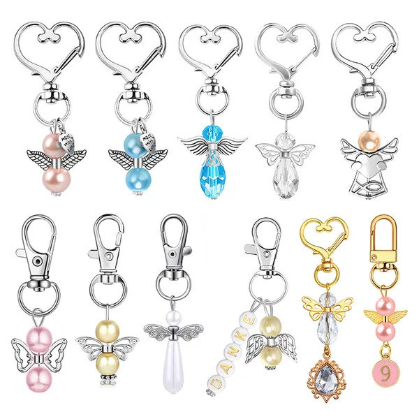 Source Factory Keychain Party Favors Guardian Angel Keyring Gifts Holiday Party Souvenirs Pendants