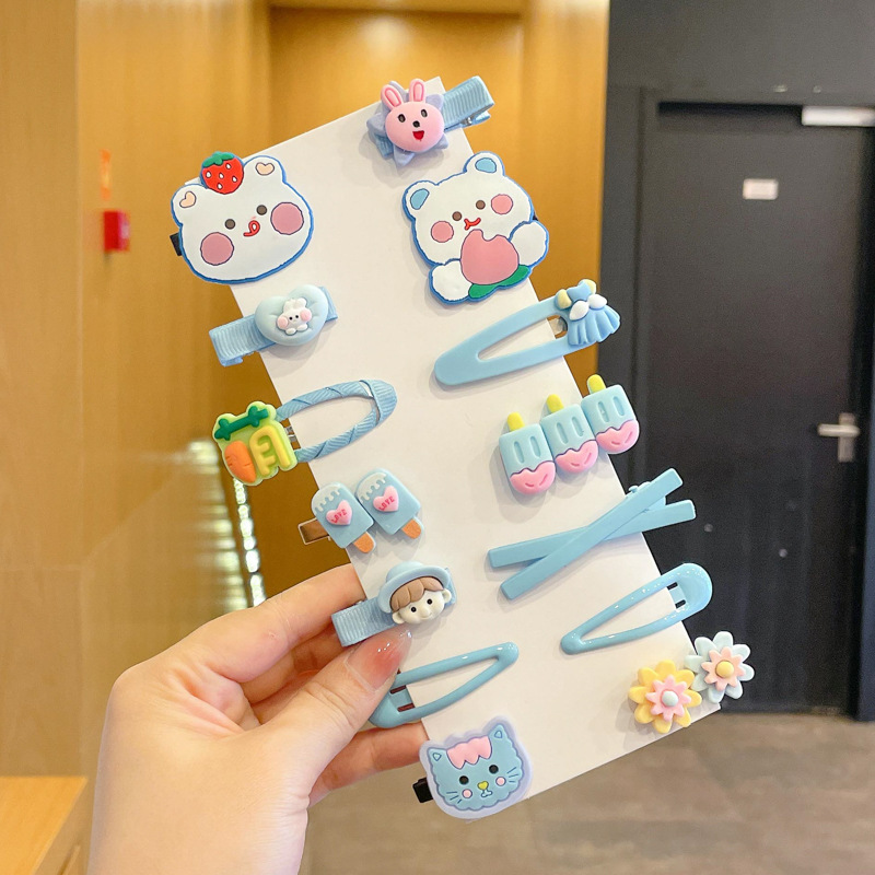 Clip de verano Corea del Sur lindo traje roto horquilla Accesorios para el cabello para niños