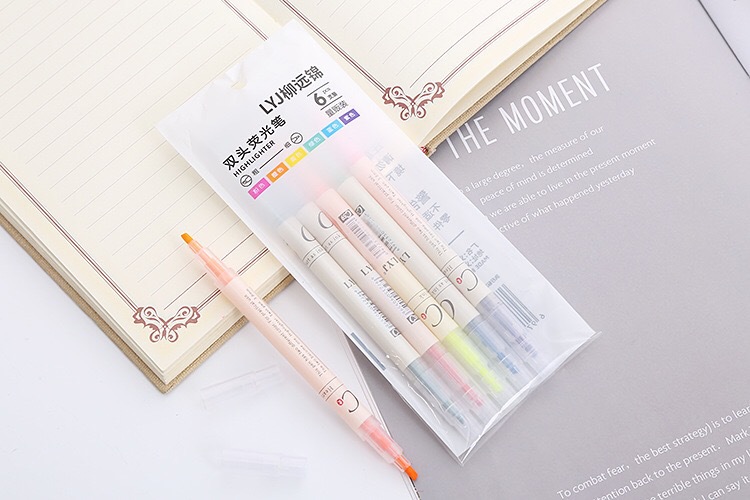 1 Set Colorful Class Learning Graduation Plastic Cute Fluorescent Pen display picture 4