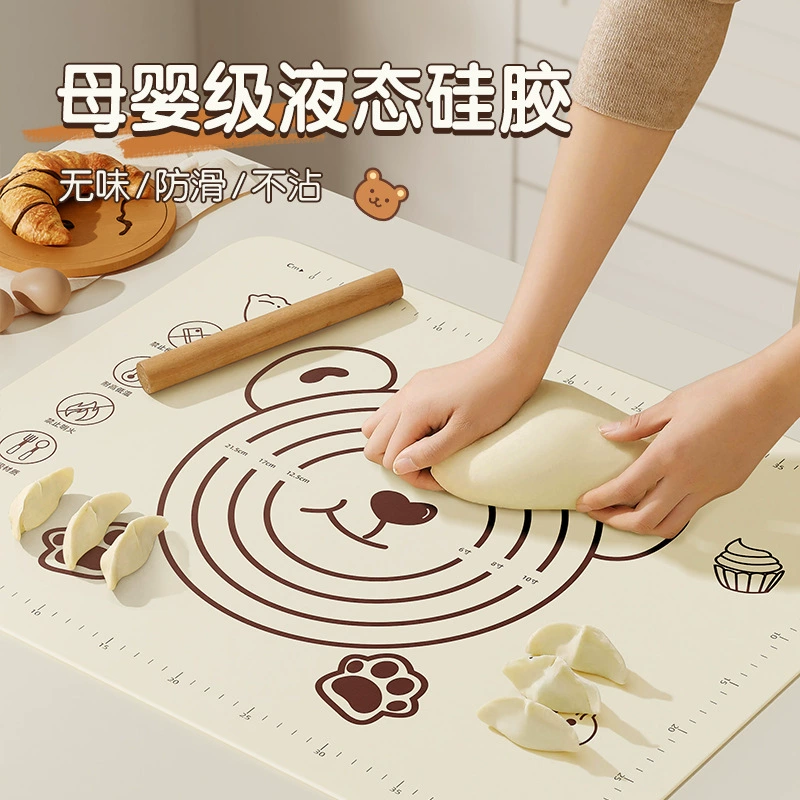 Новая пищевая силиконовая месильная подушка утолщенная антипригарная детонация и подушка для лица раскатка для выпечки панели кухонный разделы