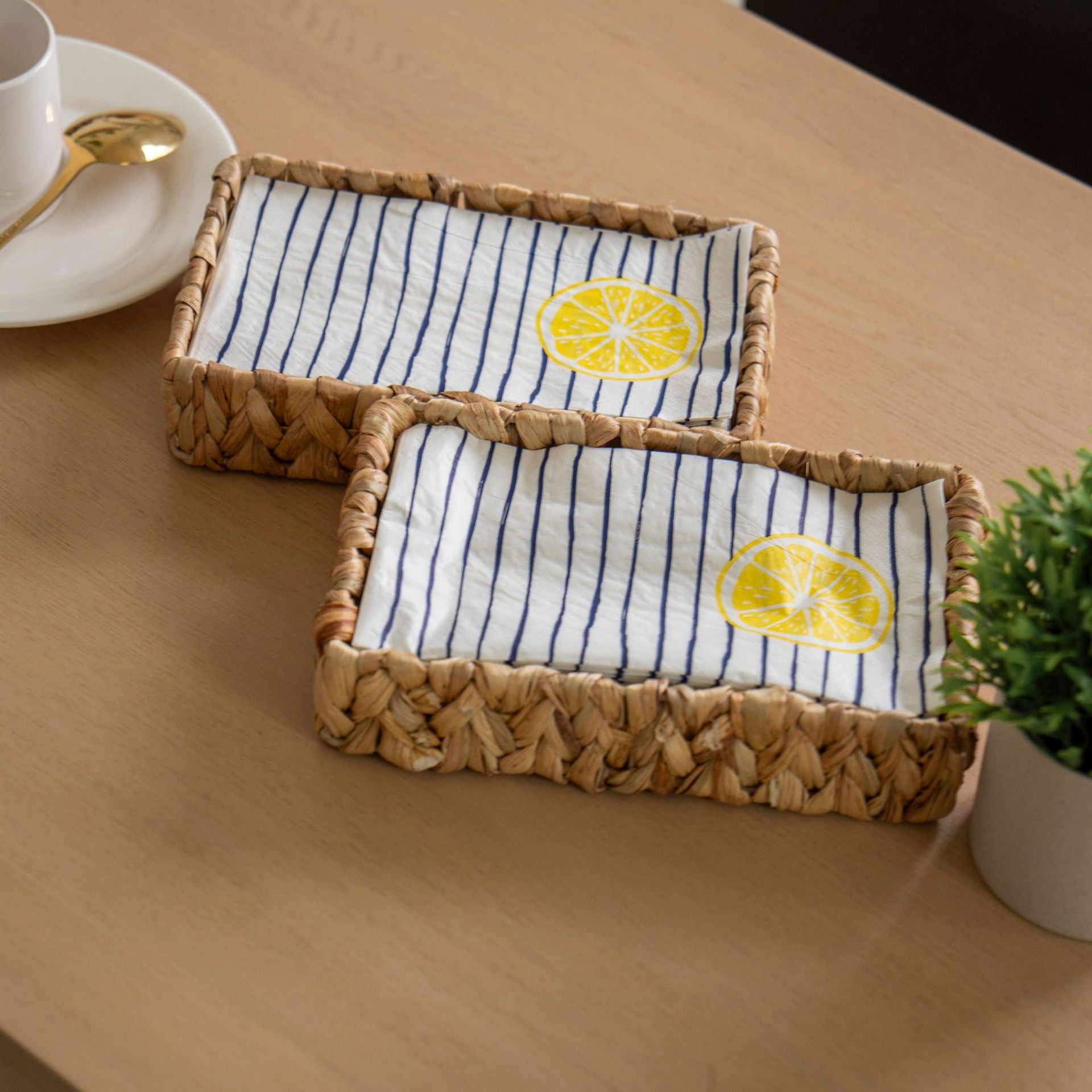 Amazon rectangular color primario calabaza grasa toallas de papel almacenamiento plegable cajas de extracción de ropa de dormitorio cesta