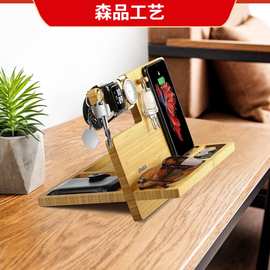 木质阅读支架实木桌面手机平板电脑架木质学生看书架电脑支撑架