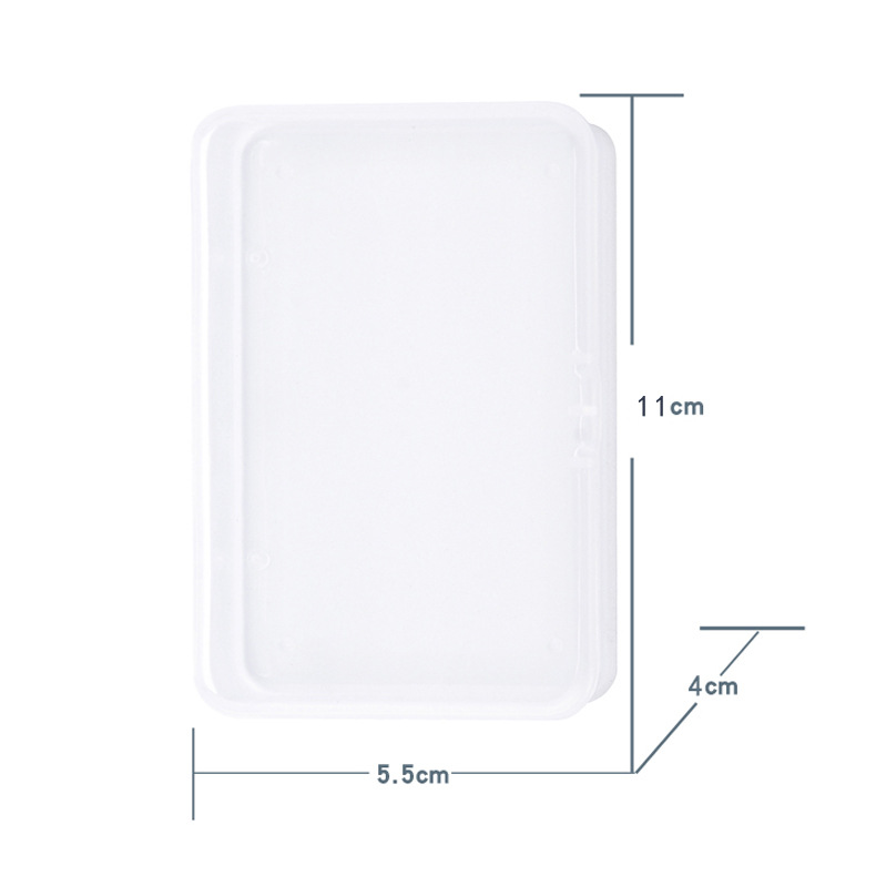 408 정사각형 PP 보관함-5.5*11*4