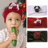 Europe and America Christmas festival children Dress up Hairdressing baby Jinsirong Hit color Scarf Baby ribbon