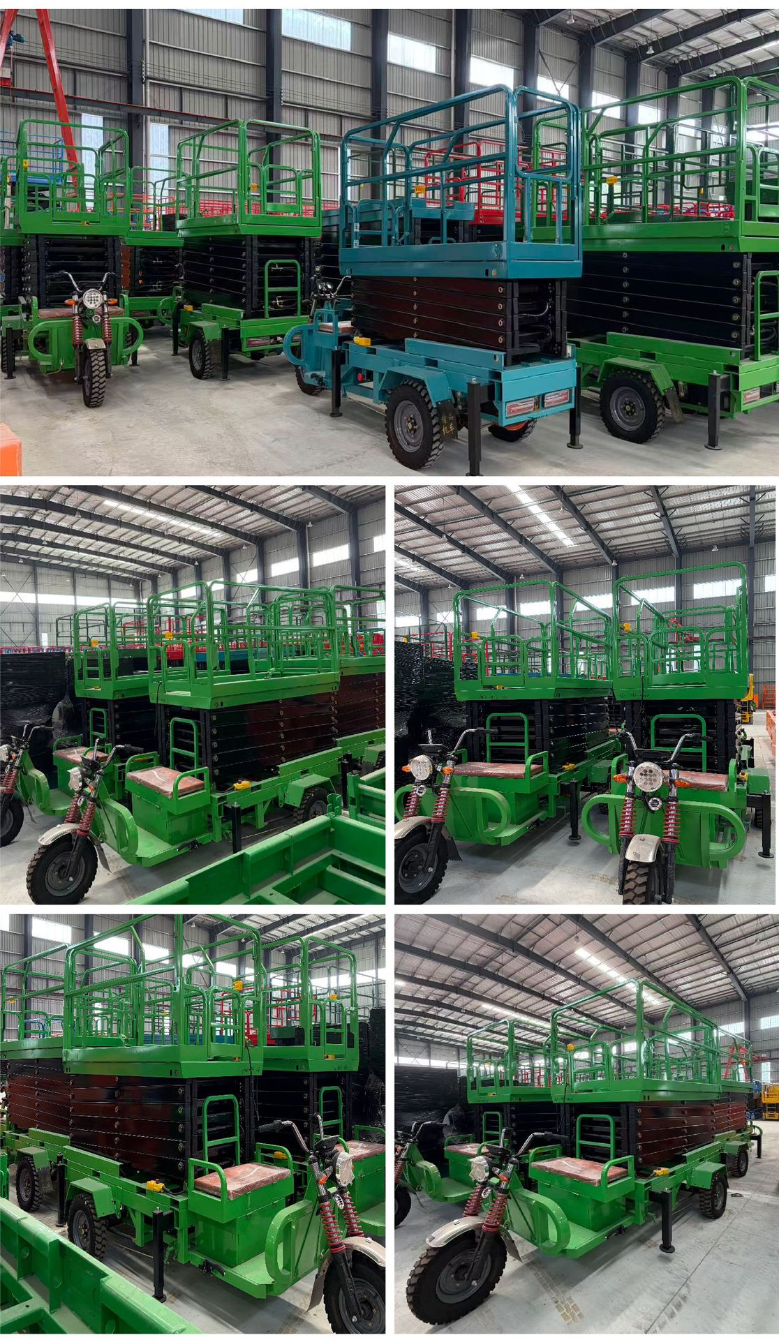 Vehicle-mounted three-wheel lift, scissor-type aerial work maintenance vehicle, hydraulic lift platform, electric three-wheel lift