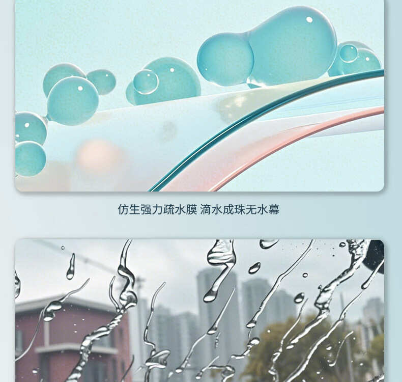 Car Glass Rainproof Spray Rearview Mirror Rainproof Film Artifact Front Windshield Reversing Mirror Reflector Water Repellent