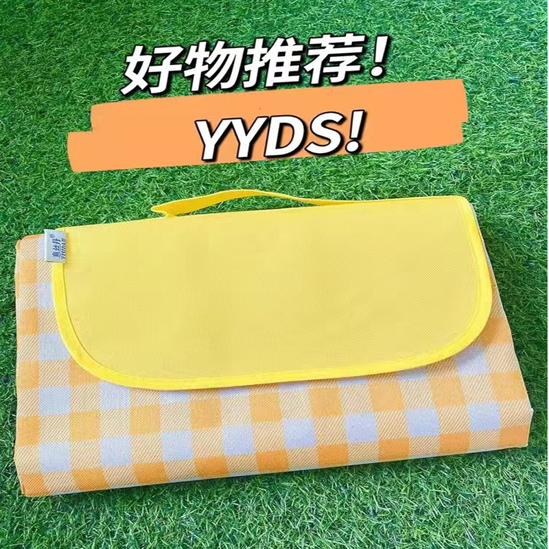 야외 해변 매트 피크닉 매트 접이식 매트 캠핑 두꺼운 캠핑 매트 피크닉 천 잔디 방습 매트 도매