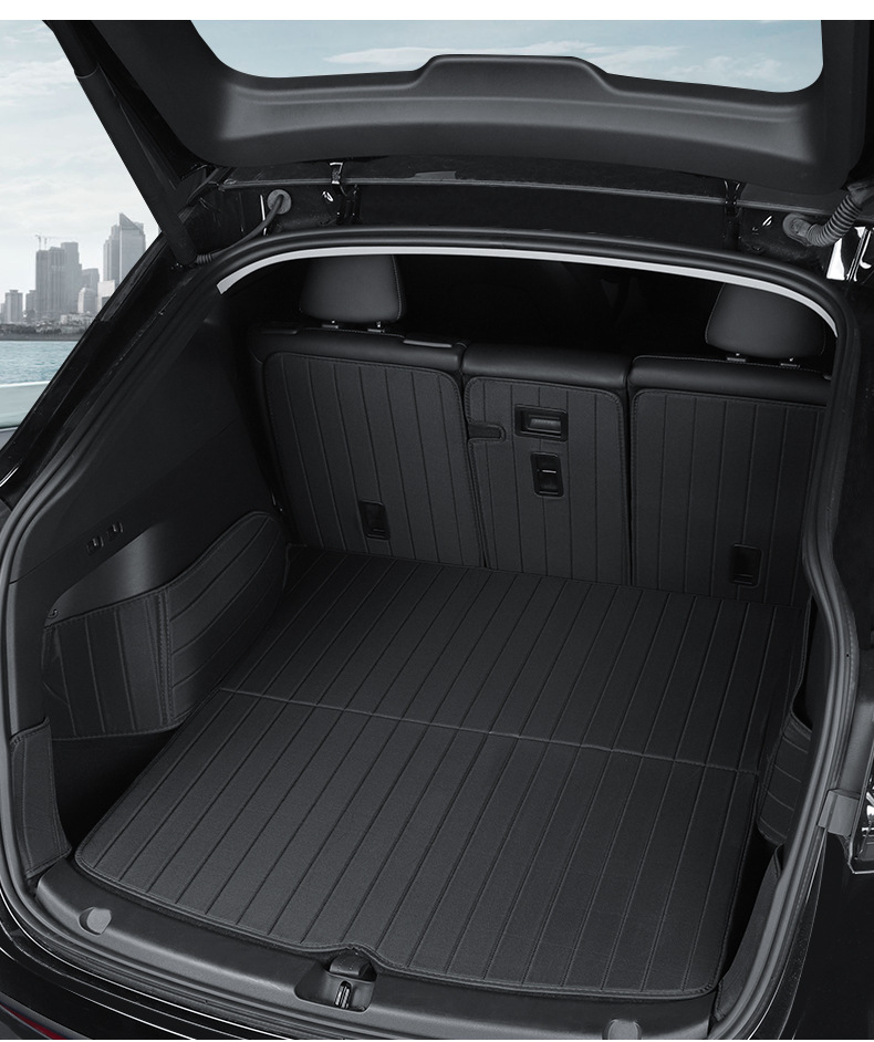 Suitable for the New Model 3Yyl Tesla Integrated Trunk Mat, Full Coverage Backrest Trunk Mat, Trunk Mat Wholesale