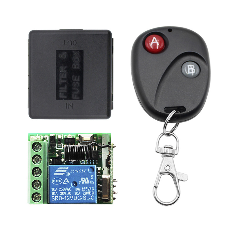 Interruptor de control de código de aprendizaje de un solo canal de 12V al por mayor de fábrica, controlador de acceso con cerradura electrónica, interruptor de control remoto de iluminación. image 7