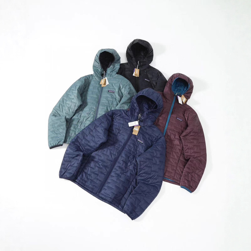 Foreign Trade Patag Outdoor Hooded Warm Cotton Jacket for Men and Women, Lightweight Unisex Cotton Coat, Couple's Trendy American Style