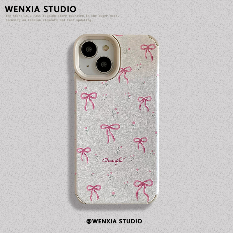 45g Weight iPhone Applicable Brands Phone Cases Classification tpu Material Ditsy Floral, Bow Knot Pattern Cartoon Style, Cute Style Tpu Ditsy Floral Bow Knot Cartoon Style Cute Phone Cases Phone Accessories 无