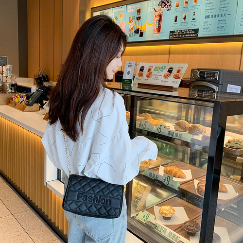 Bag wholesale simple chain bag women handbag diamond shoulder bag embroidered bag fashionable women's bag