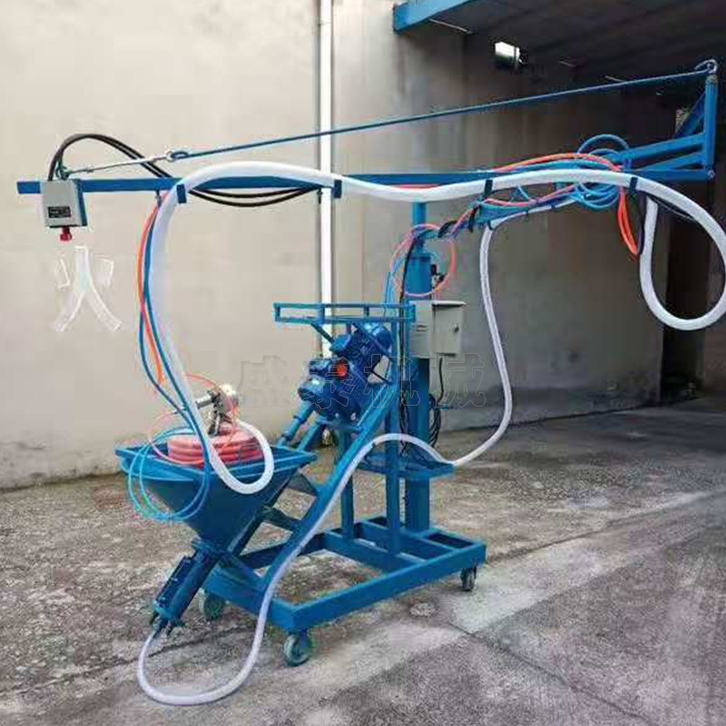 80型螺杆式GRC喷浆机 景区罗马柱砂浆喷涂机窗套砂浆喷涂机