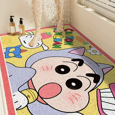 Avtomobil döşəmə paspasları — to Maintain, Non-Slip Mat for Bathroom - gray-hat-xiaoxin-4060cm-bathroom-wire-circle
