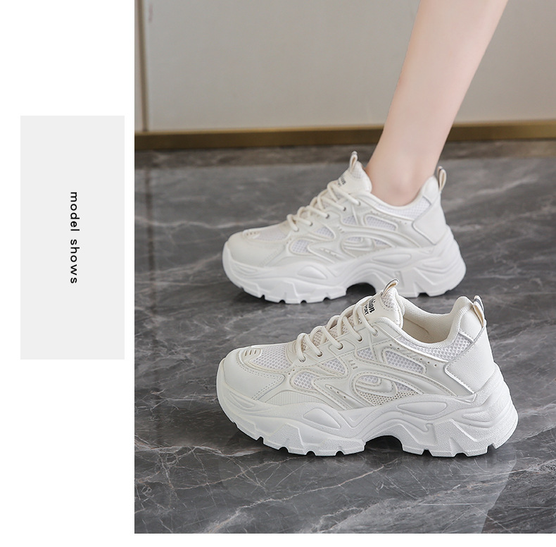 Women's Casual Shoes Breathable Platform Trainers For Spring Autumn_voghion.com