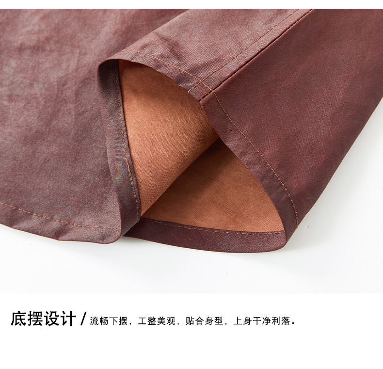 Áo sơ mi nam tay ngắn cổ bẻ chất lụa tơ tằm cao cấp họa tiết vân rùa — Đỏ HT5906 chi tiết 22