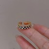 Zirconium from pearl, brand ring with bow, jewelry, on index finger, light luxury style, wholesale