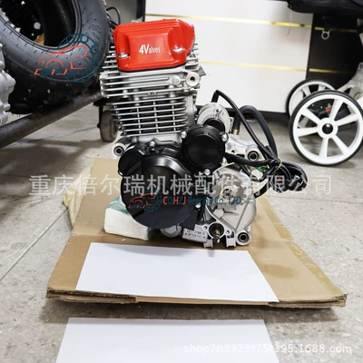 assembly with accessories – Engine assembly