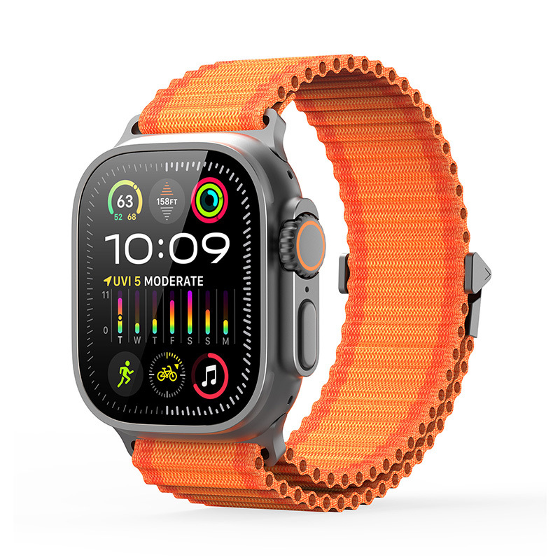 Aplicable AppleWatch correa de reloj de Apple al aire libre iWatch10 generación correa de reloj de diámetro de nylon trenzado al por mayor image 5