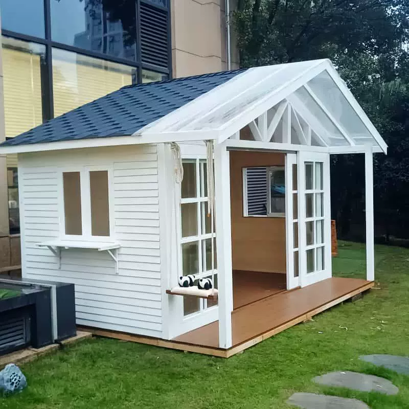Домик для отдыха на природе, садовый домик с инструментальным сарайом, известный в интернете, вилла с садом, чайная комната для отдыха, антивандальный деревянный жилой домик