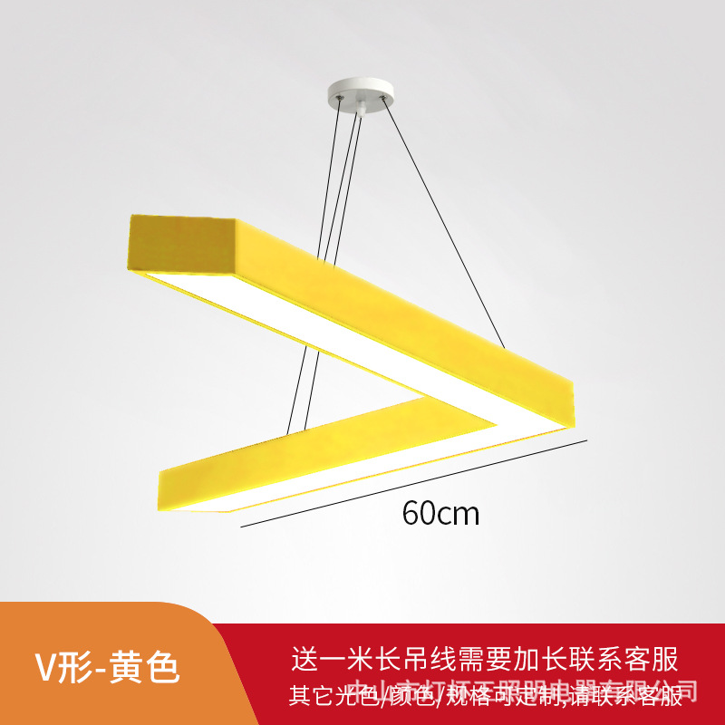 led color hexágono en forma de Y lámpara candelabro jardín de infantes instituciones de capacitación de educación temprana parque infantil creativo lámpara de modelado de panal