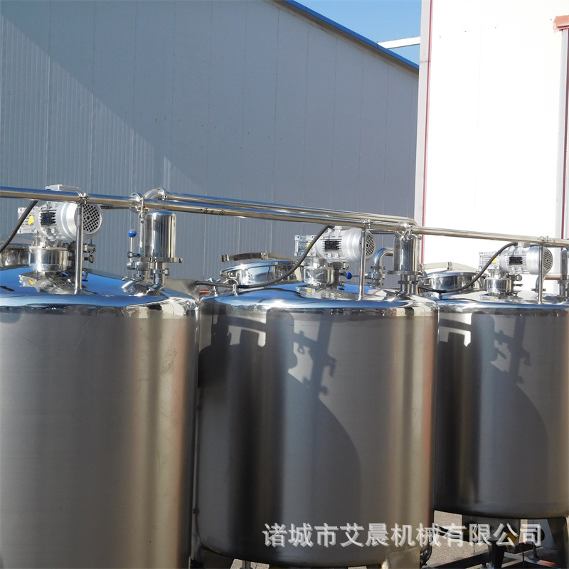 大型卧式储奶罐 牛奶制冷罐 制冷式奶罐 鲜羊奶牛奶全套杀菌设备