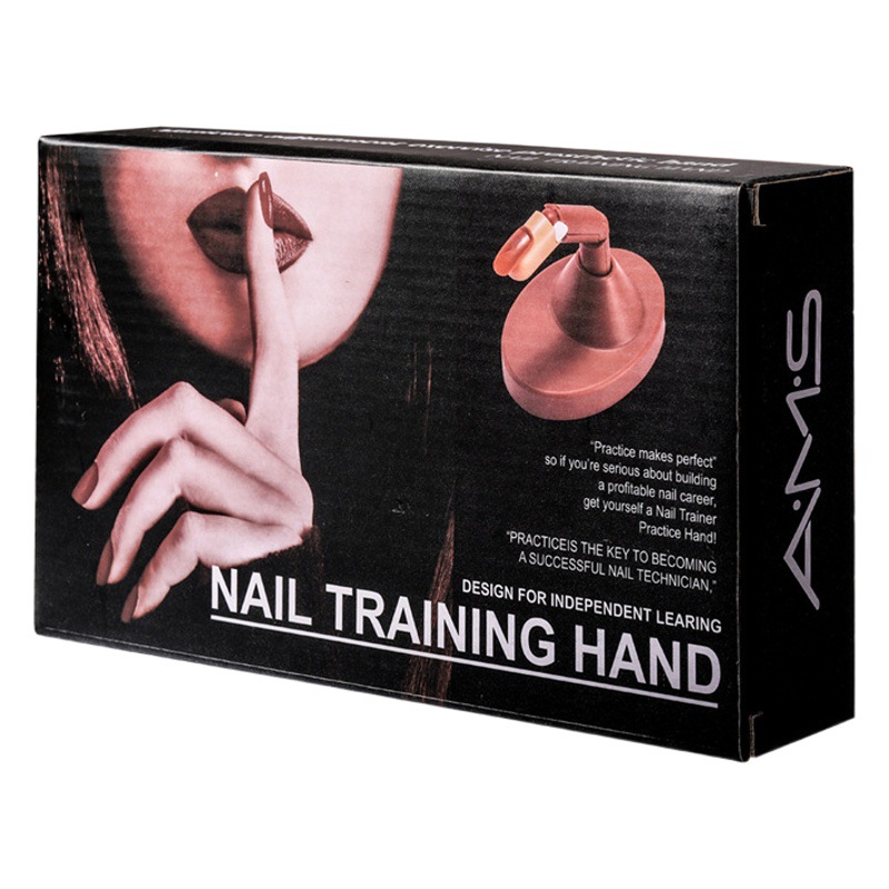 Transfronteriza nueva práctica de uñas dedo flexible móvil mecánica conjunta mano modelo de uñas mano falsa