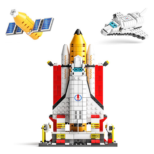 Lèlé BROTHERS BOY KITS PUZZLE SPACE SHUTTLE ROCKET CARRIER BIRTHDAY GIFT CHILDREN INTELLIGENCE TOY