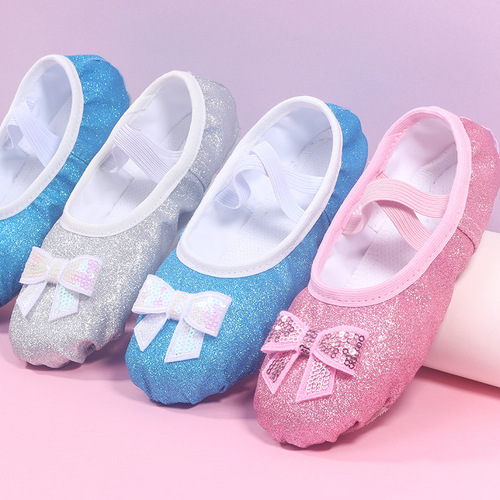 Children's dance shoes, soft-soled practice shoes, children's ballet shoes, girls' Chinese dance performance cat claw dance shoes