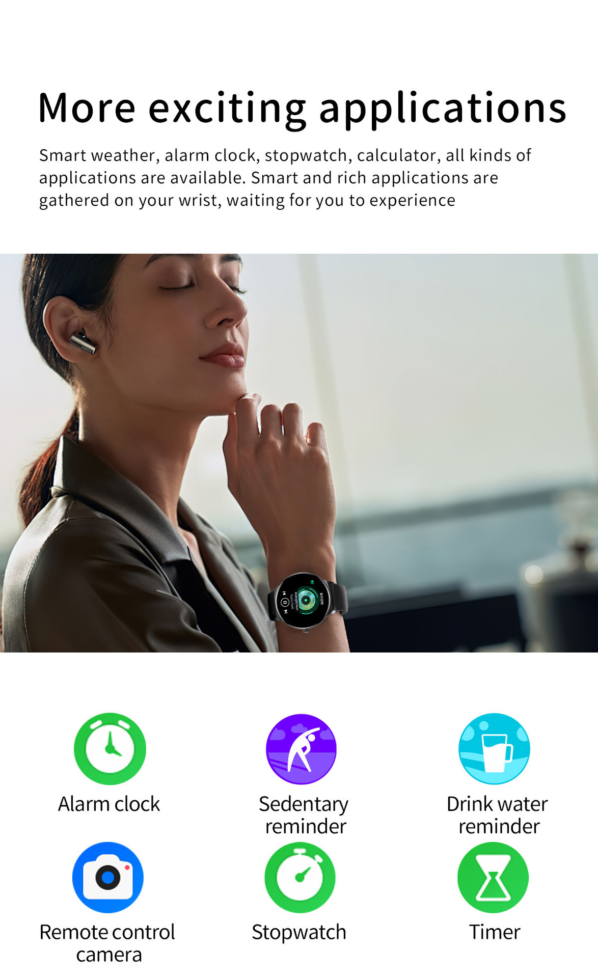 Smartwatch Pour Femme Avec Suivi De Santé Et Appel Bluetooth_voghion.com