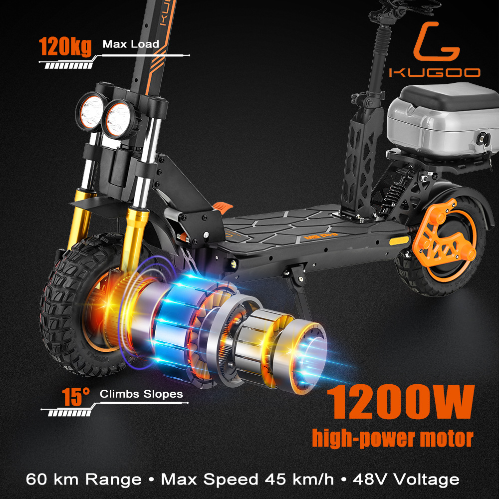 Kugoo M5 Professional 60Km Range Urban Commuting Folding Electric Scooter Adult 1200W 48V 45