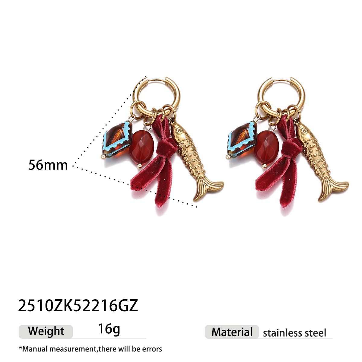Collar de acero inoxidable de lujo ligero y nicho de peces de moda de peces de mar profundo colgante de clavícula joyería de venta caliente transfronteriza