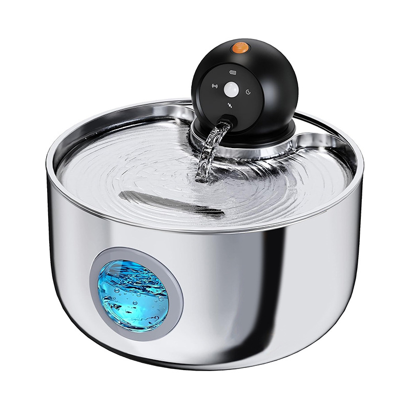 Fábrica de fuente de agua para gatos agua corriente no enchufable agua automática para gatos agua para gatos agua para beber image 9