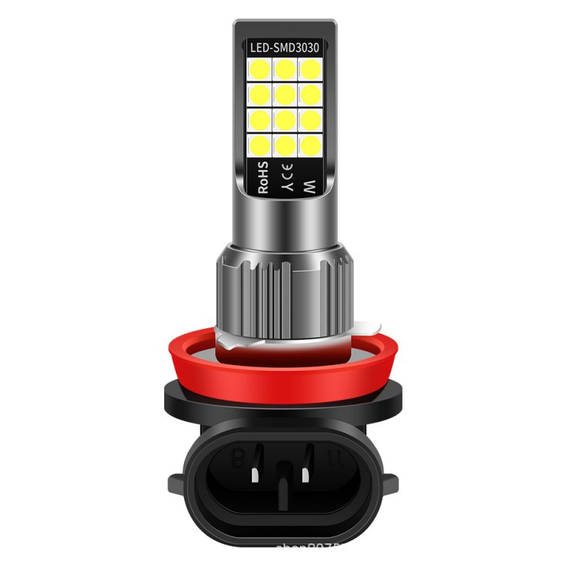 3030 coche LED de dos colores de la lámpara de la niebla 9006H8H11H7 luz dorada P13W flash H16 Cal lámpara modificada