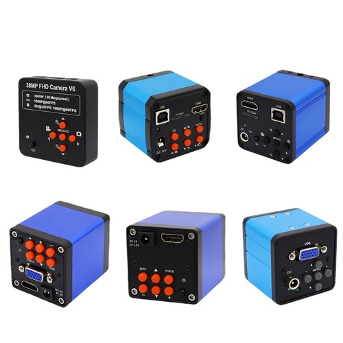 Pure 4K HD Industrial Camera Microscope HD Camera HDMI+USB Microscope CCD Essential Lens