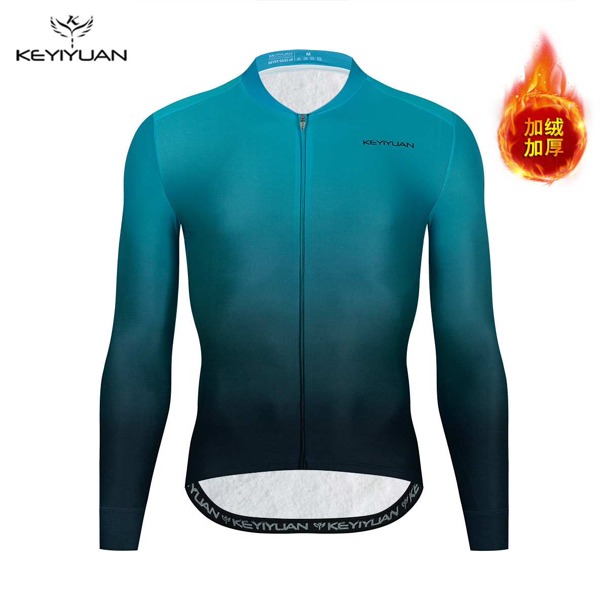 양털 아쿠아 블루 그라디언트