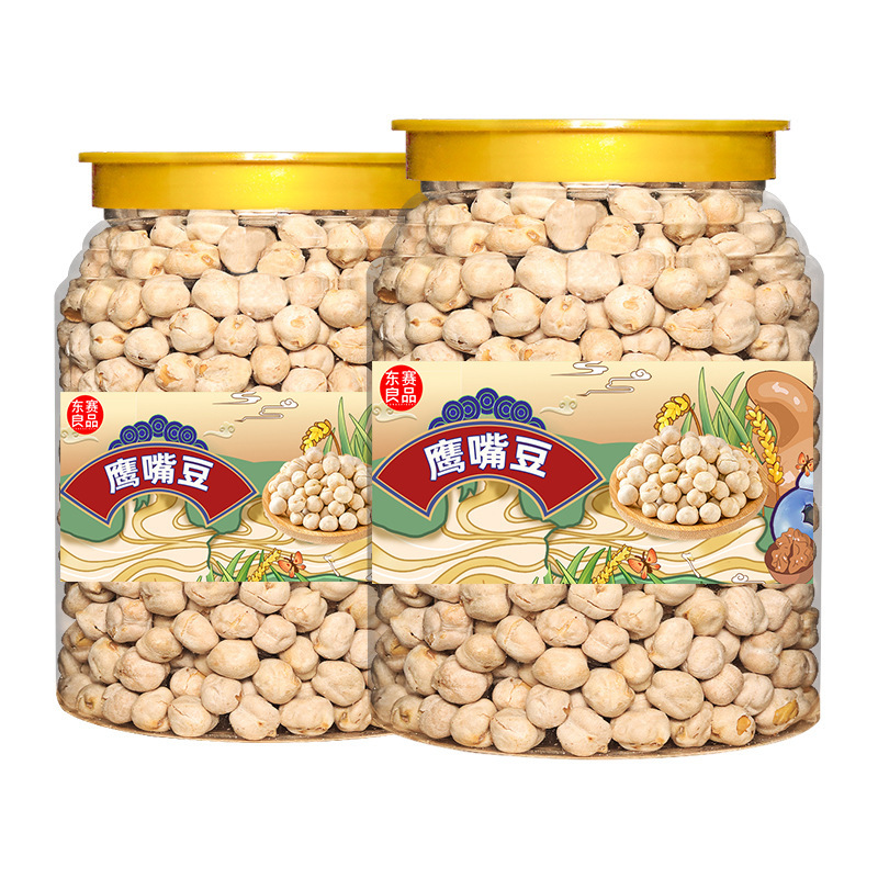 东赛良品鹰嘴豆罐装熟即食年货散装称斤油添加新疆特产零食批发商