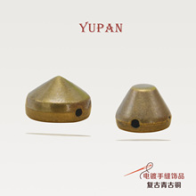 矮卫星平铆钉手缝珠 复古青古铜装饰扣 散珠塑料电镀 服装鞋帽辅
