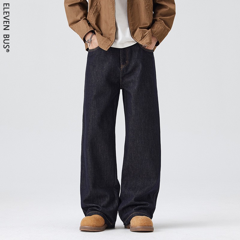Eleven Bus Jeans Straight Loose Cleanfit Retro Indigo