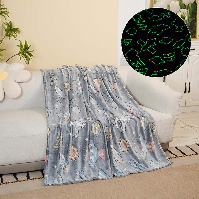 Transfronterizos mantas infantiles de franela oficina siesta manta de dibujos animados mantas de jardín de infantes mantas de aire acondicionado mantas en stock