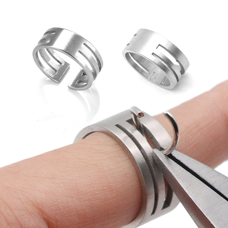 Stainless Steel Hanging Ring Handmade Ring Open Ring DIY Single Ring Opener Jewelry Tools Manufacturer Wholesale