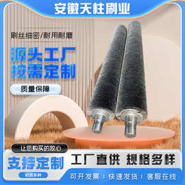 源头厂家不锈钢丝钢丝刷辊金属抛光拉丝打磨钢丝刷辊镀铜钢丝刷辊